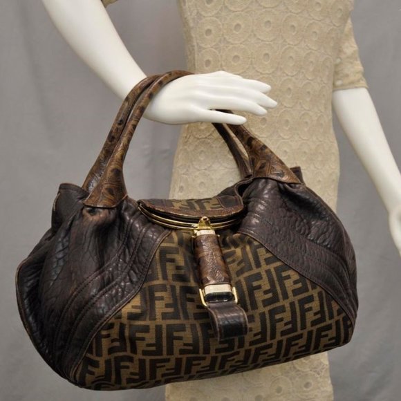 FENDI Zucca Tortuga Spy Bag -LIMITED EDITION! VINTAGE! - Picture 15 of 16